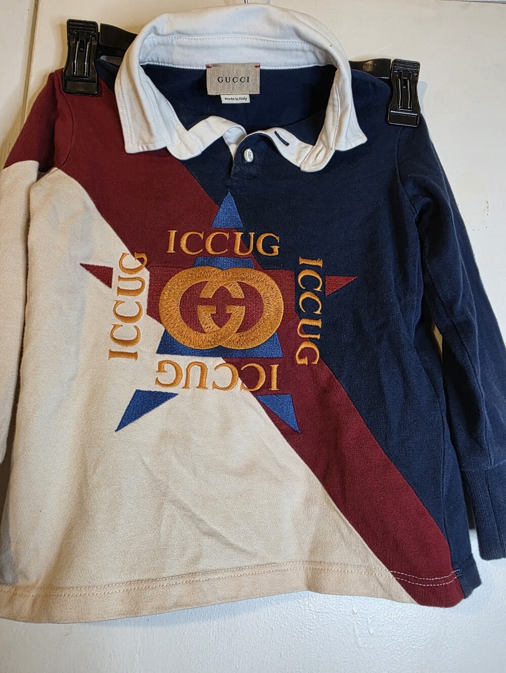Gucci Boys Longsleeves Shirt Sz 4